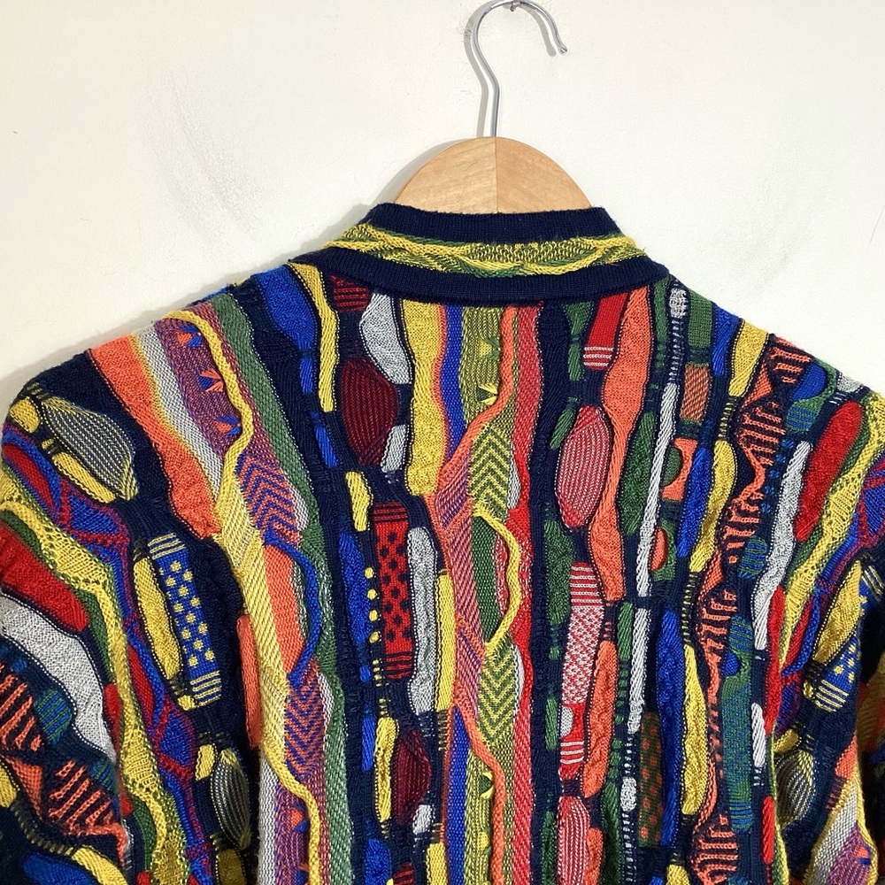 Coogi Style Women’s 3D Knit Boyfriend Cardigan L/XL - Picture 8 of 16